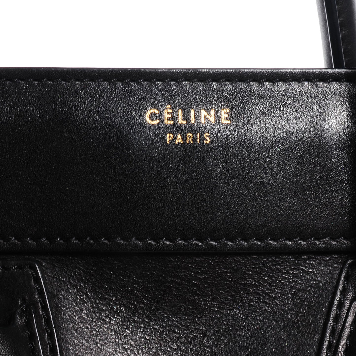 Smooth Calfskin Mini Luggage Black