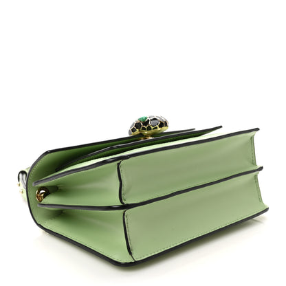 Bulgari Calfskin Serpenti Forever Small Crossbody Bag Green 4 of 9