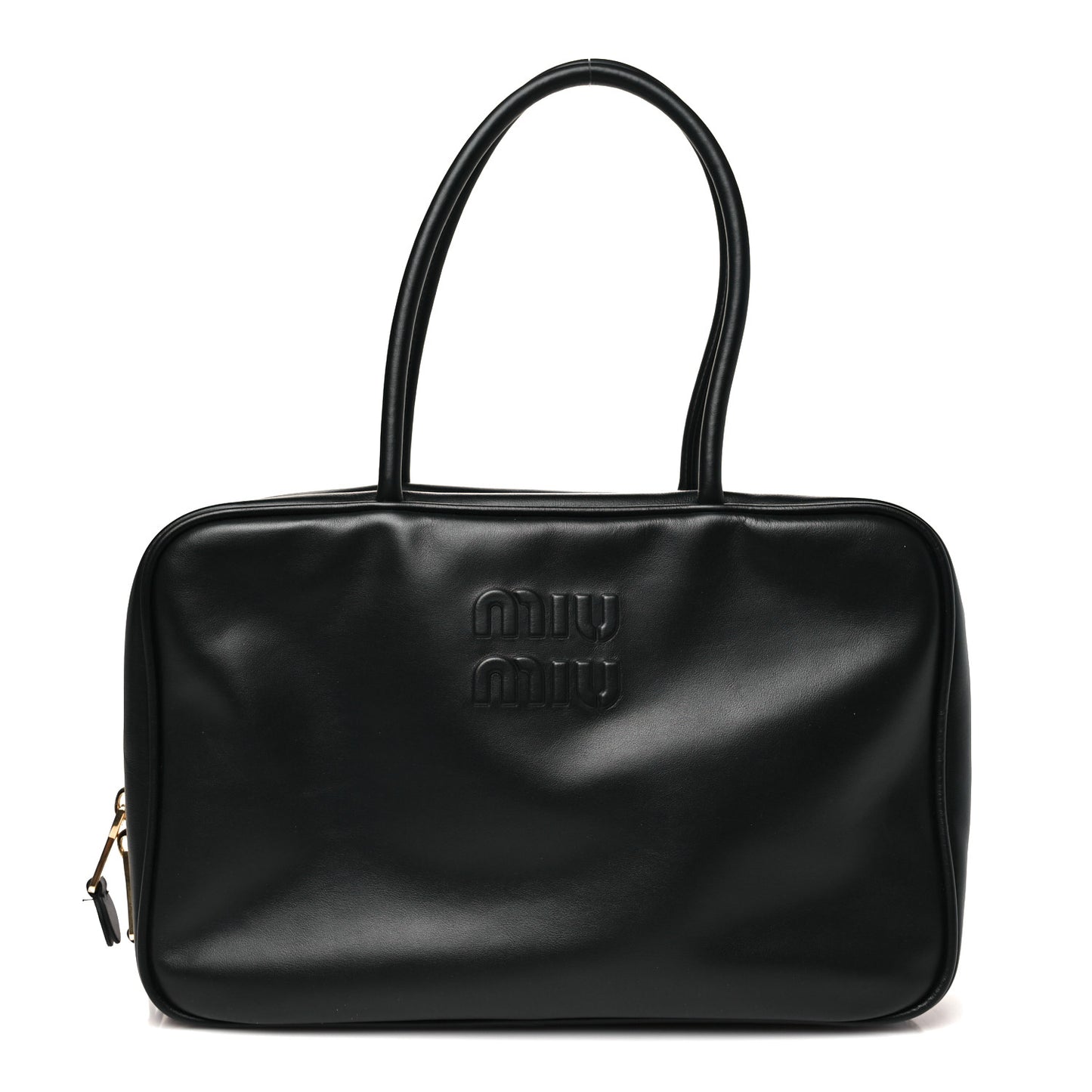 Calfskin Softy Medium Beau Top Handle Bag Black