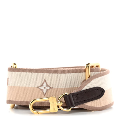 Louis Vuitton Jacquard Speedy Bandouliere 20 Shoulder Strap Beige Brown 1 of 4