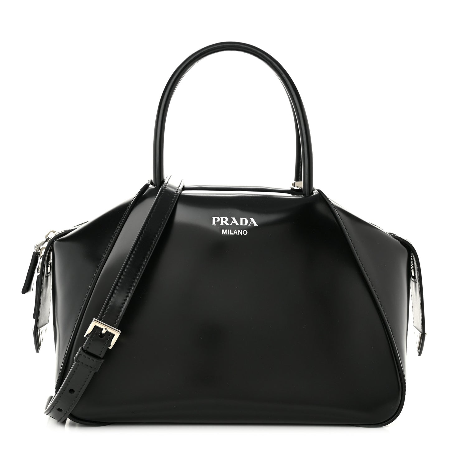 Spazzolato Small Supernova Handbag Black