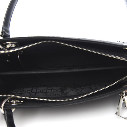 Christian Dior Nylon Cannage Stitched East West Lady Dior Black 5 of 10