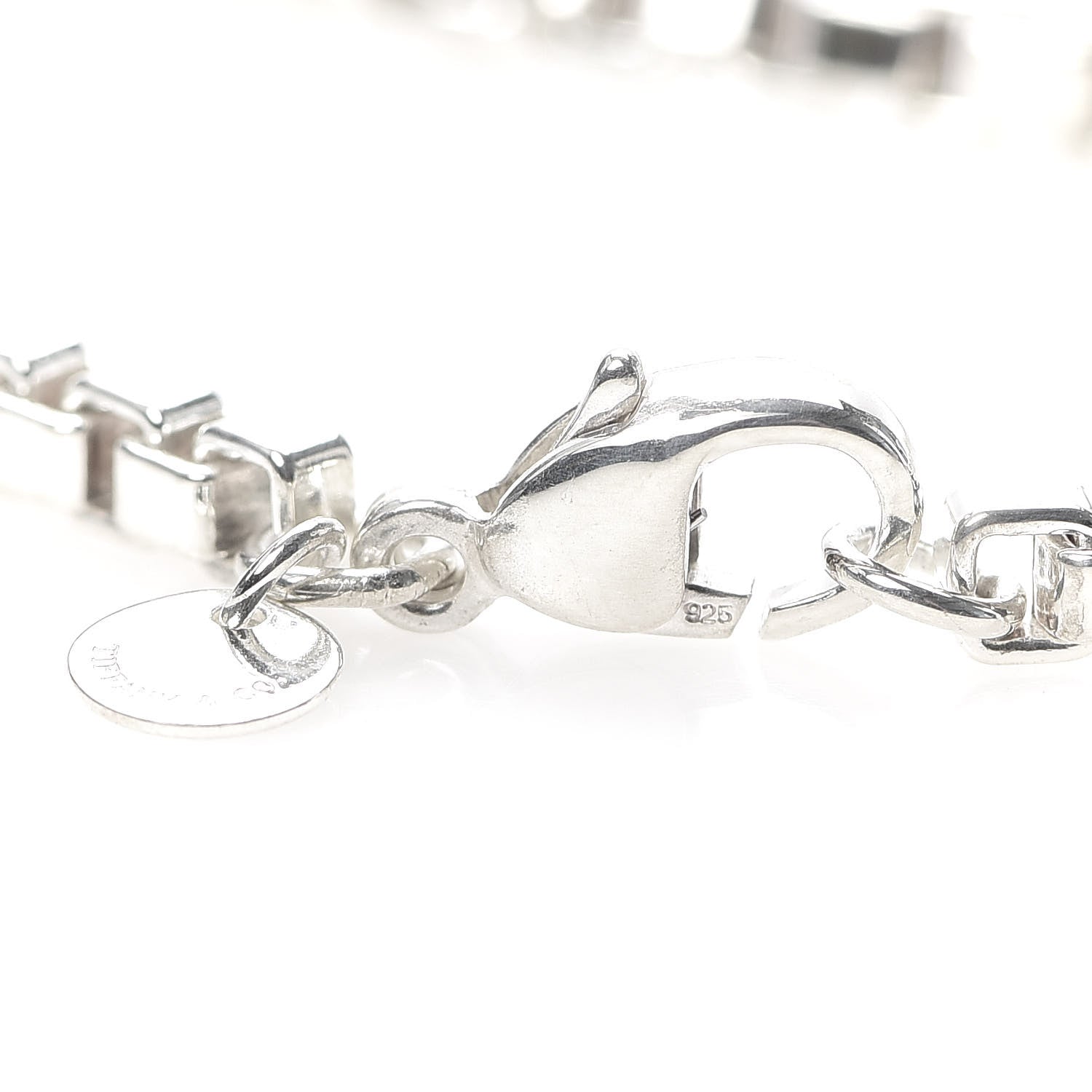 Tiffany Sterling Silver 4mm Venetian Link Bracelet 4 of 6