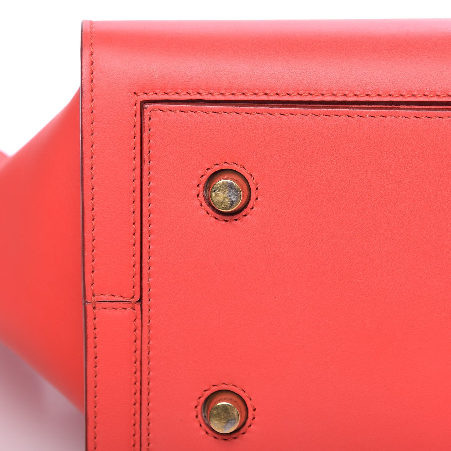 Smooth Calfskin Mini Tie Knot Tote Alizarin