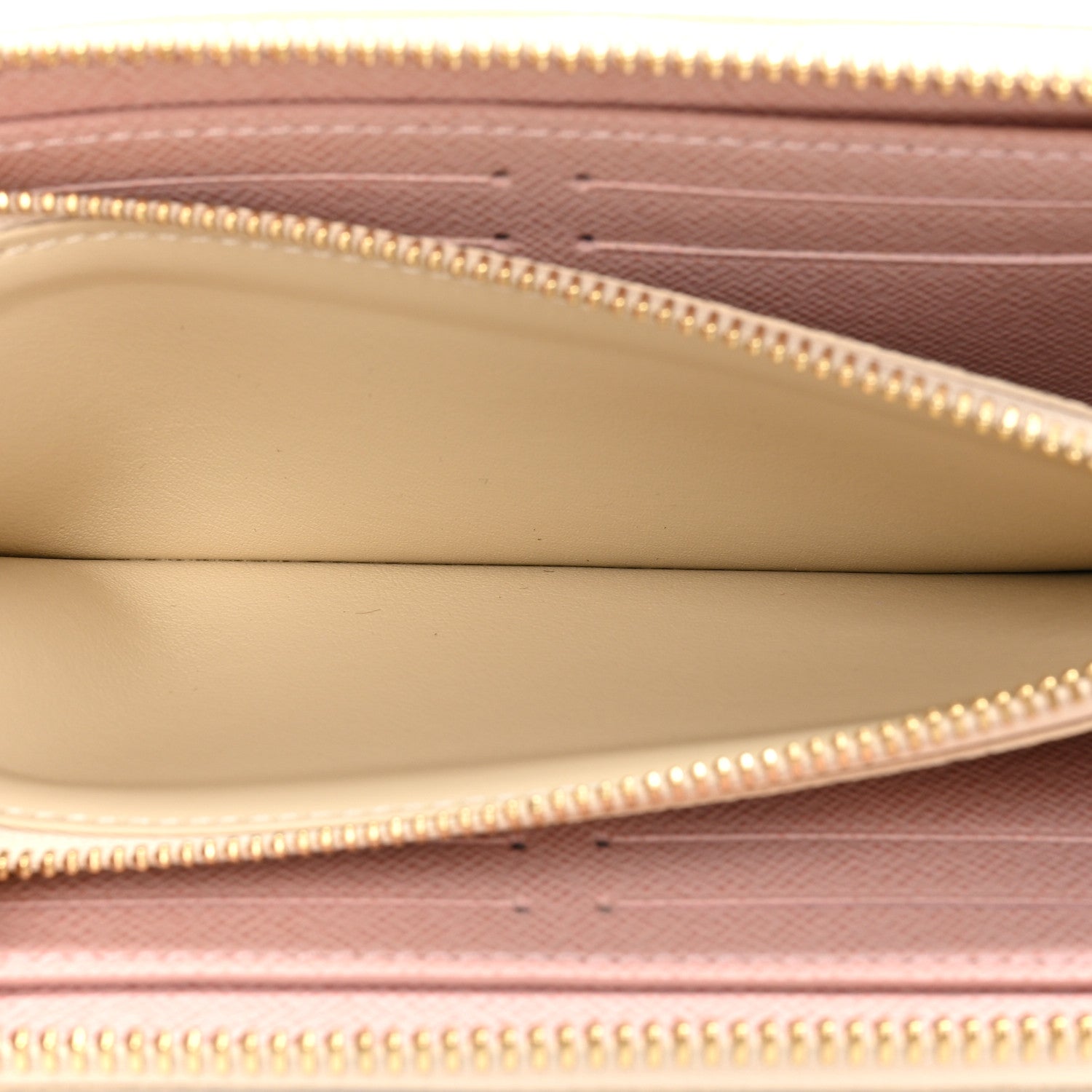 Louis Vuitton Damier Azur Clemence Wallet Rose Ballerine 7 of 13