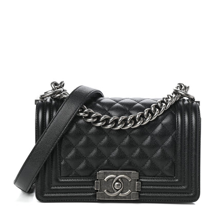 Chanel Caviar Quilted Small Boy Flap Black 1 of 10
