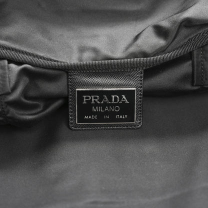 Prada Tessuto Nylon Saffiano Weekender Black 5 of 11