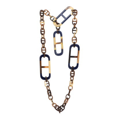 Hermes Buffalo Horn Lacquer Amarres Necklace 3 of 6