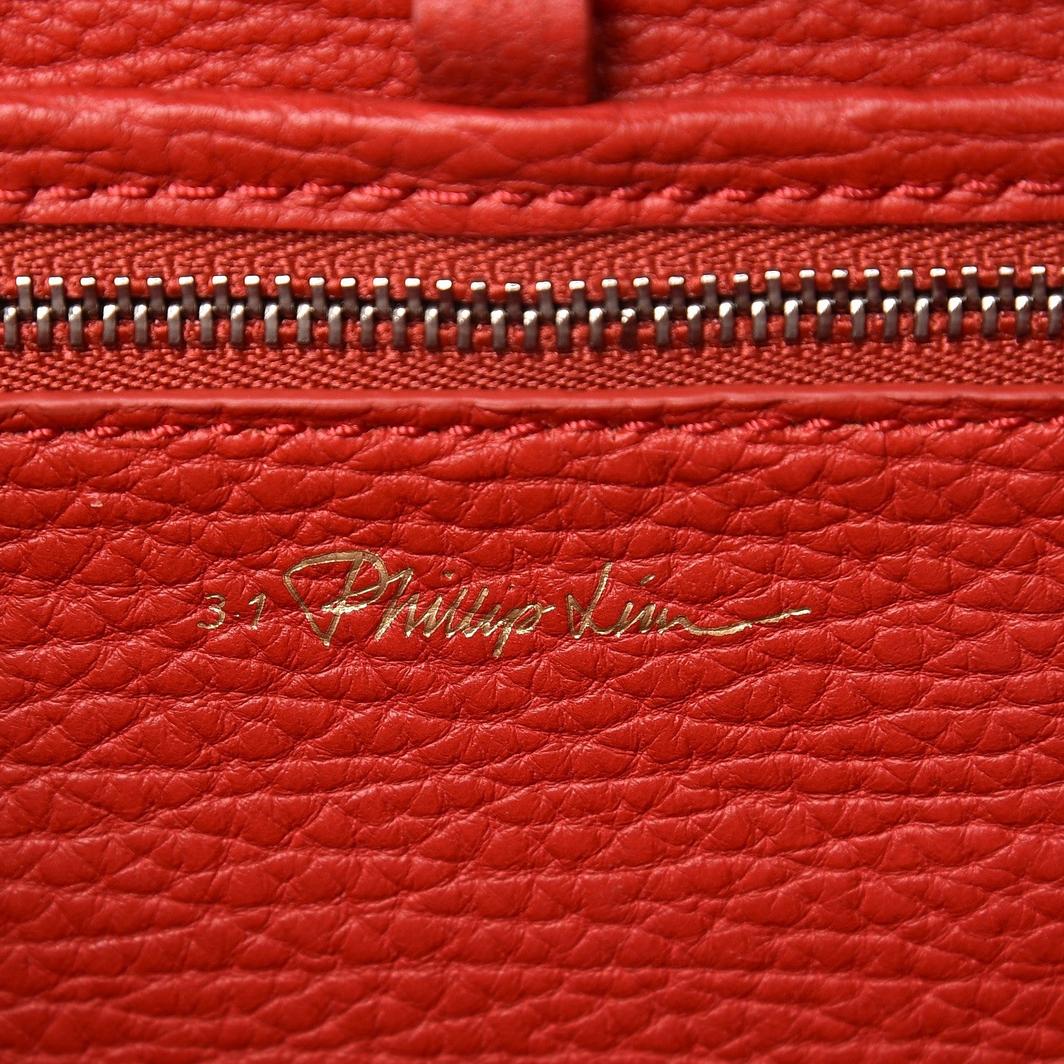 3.1 Phillip Lim 3.1 Textured Calfskin Mini Pashli Satchel Red 7 of 7