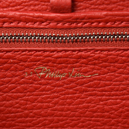 3.1 Phillip Lim 3.1 Textured Calfskin Mini Pashli Satchel Red 7 of 7