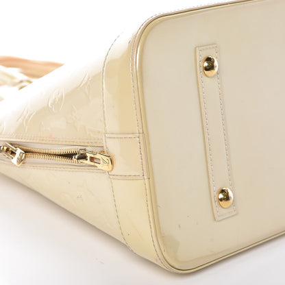 Louis Vuitton Vernis Alma GM Blanc Corail 11 of 15