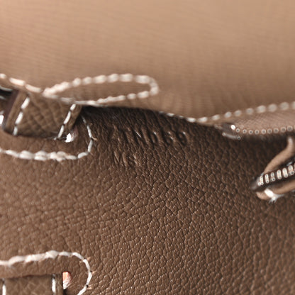 Hermes Epsom Kelly Sellier 25 Etoupe 7 of 10