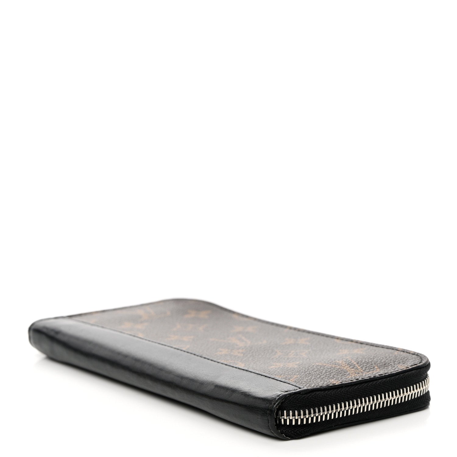 Louis Vuitton Monogram Macassar Vertical Zippy Wallet 4 of 10