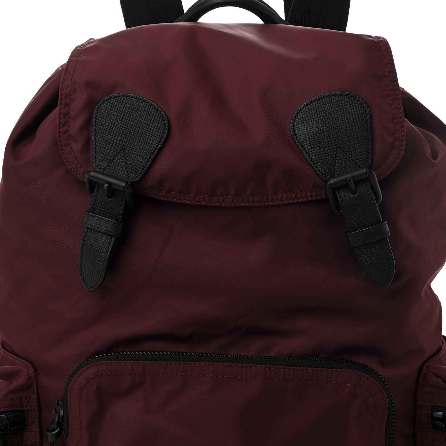 Burberry Nylon Medium Rucksack Backpack Burgundy Red 7 of 9