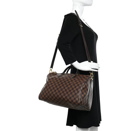 Louis Vuitton Damier Ebene Speedy Bandouliere 35 2 of 10
