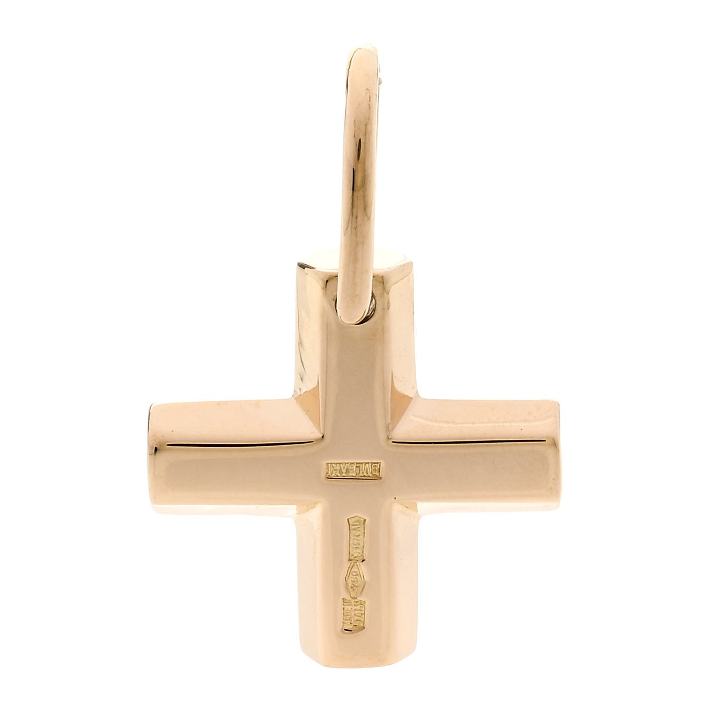 18K Yellow Gold Cross Pendant