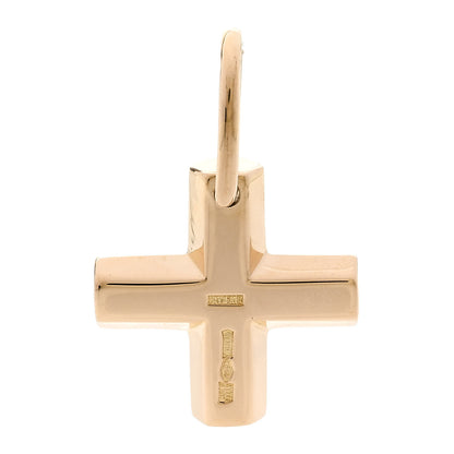Bulgari 18K Yellow Gold Cross Pendant 3 of 4