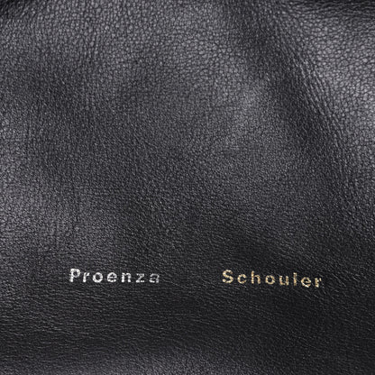 Proenza Schouler Calfskin XL Ruched Tote Black 10 of 11