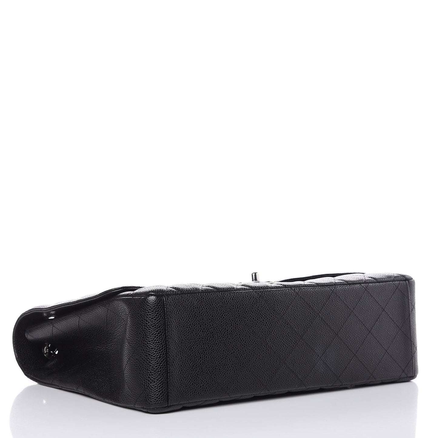 Caviar Quilted Maxi Single Flap Black