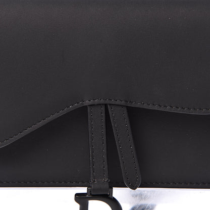 Christian Dior Ultra Matte Calfskin Saddle Belt Bag Black 7 of 11