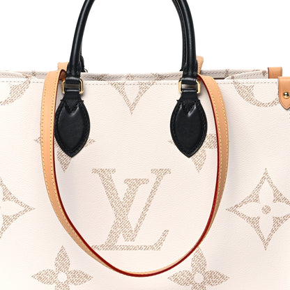 Louis Vuitton Monogram Dune Giant Onthego MM 7 of 9