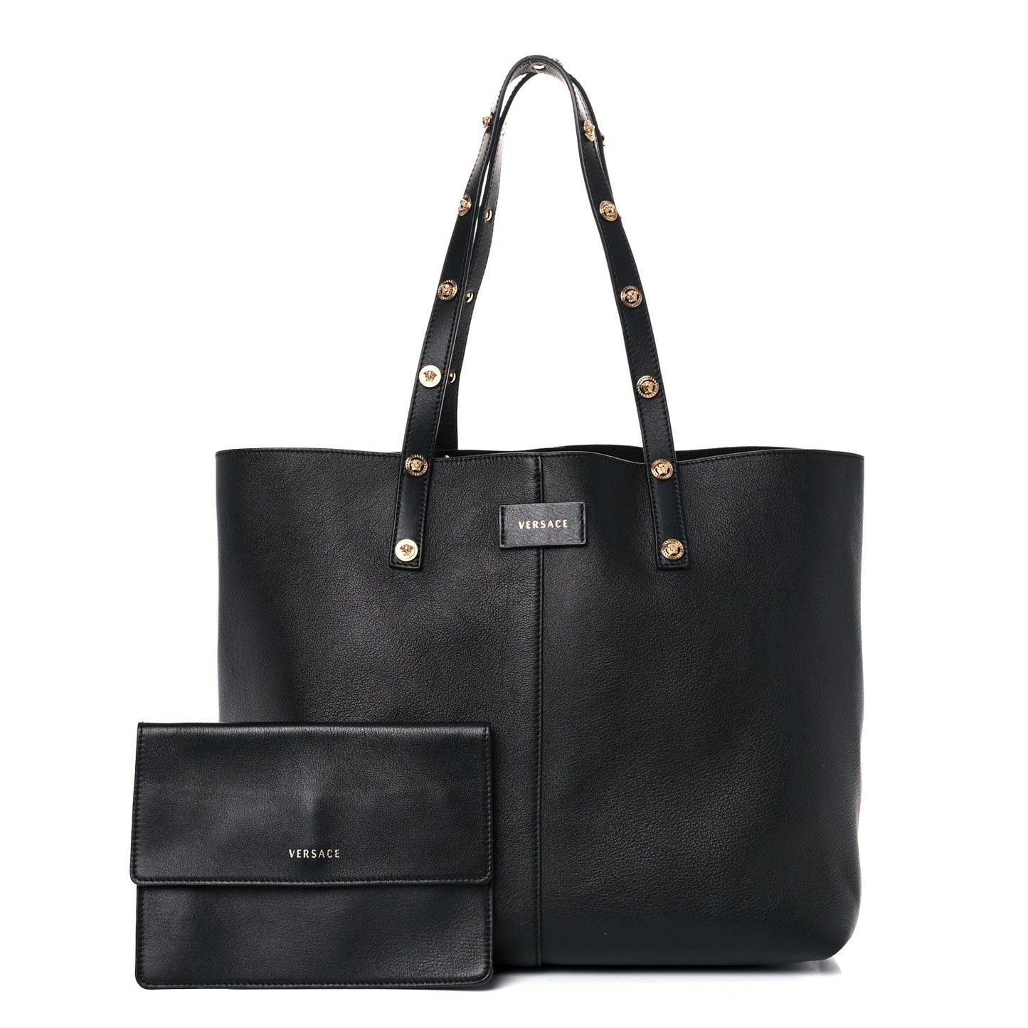 Calfskin Palazzo Tote Black