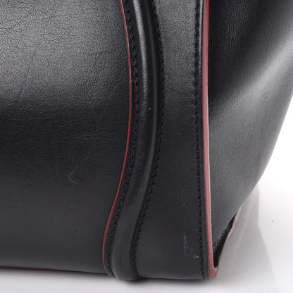 Celine Smooth Calfskin Mini Luggage Black Pink Trim 21 of 27