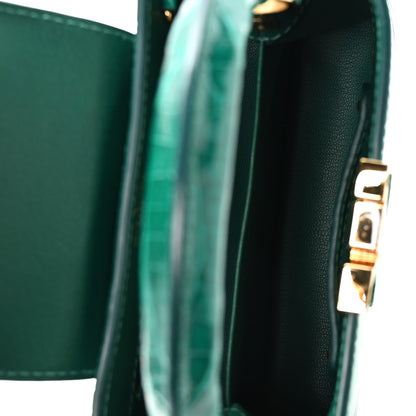 Louis Vuitton Crocodile Mini Capucines Emeraude 4 of 9