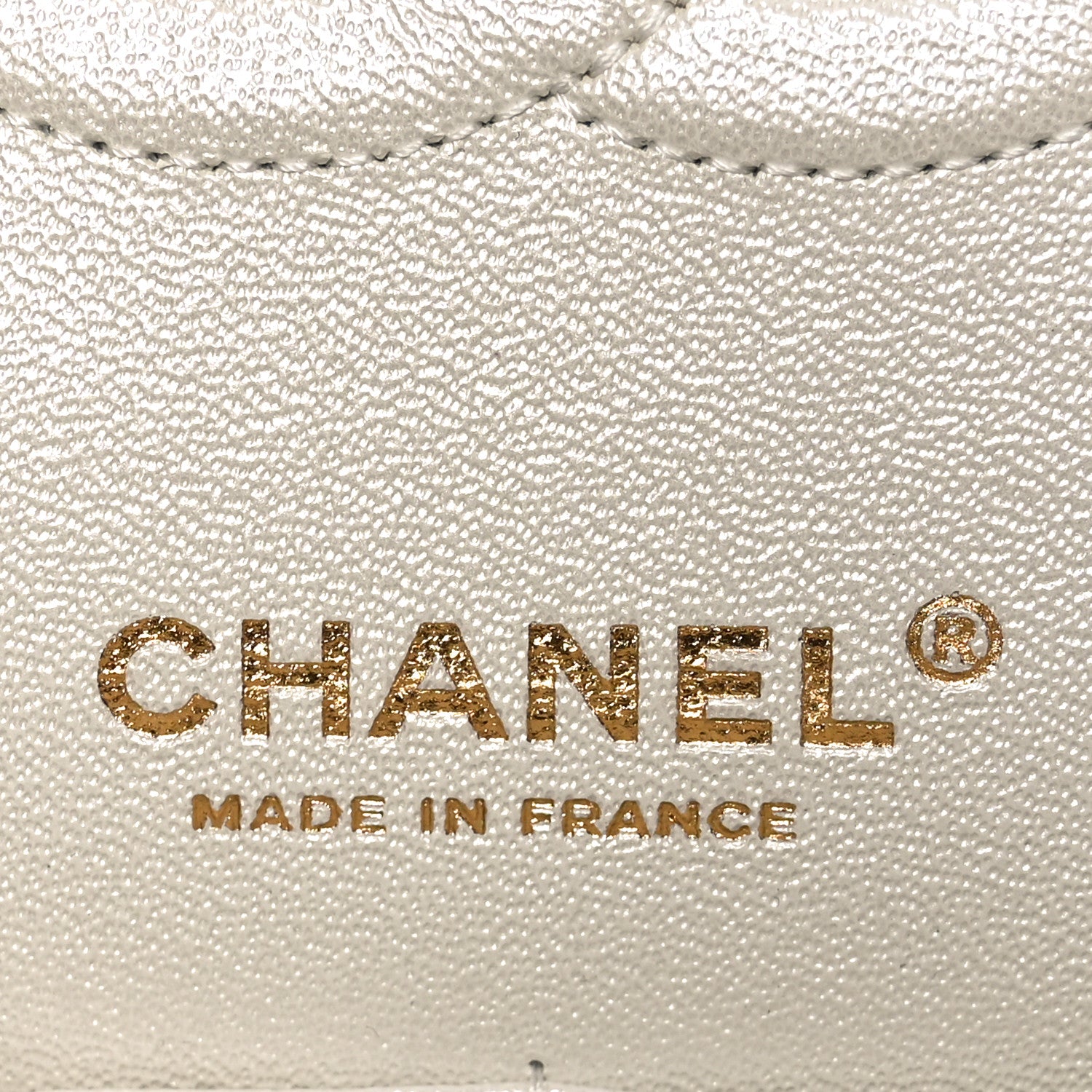 Chanel Iridescent Calfskin Quilted Medium Double Flap White 7 of 11