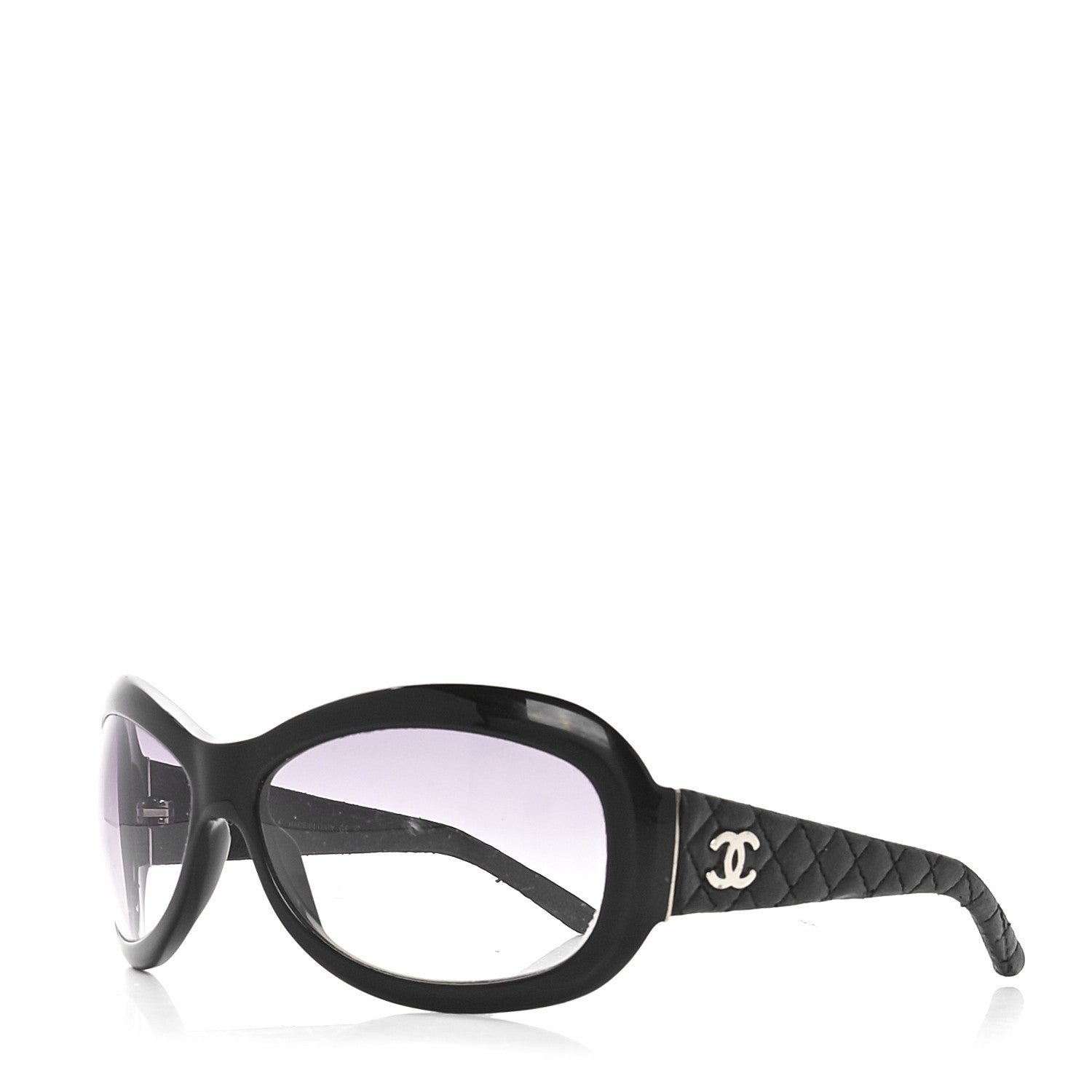 Chanel Lambskin Quilted CC Sunglasses 5116-Q Black 1 of 7