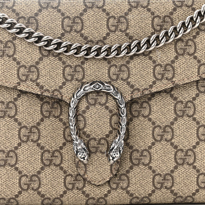 Gucci GG Supreme Monogram Mini Dionysus Chain Wallet Beige Taupe 7 of 10