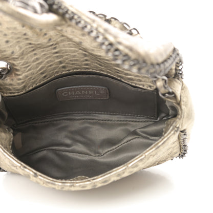 Chanel Distressed Lambskin Mini Leo Lion Flap Metallic 5 of 11