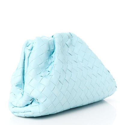 Bottega Veneta Nappa Intrecciato Teen Pouch Pale Blue 3 of 11
