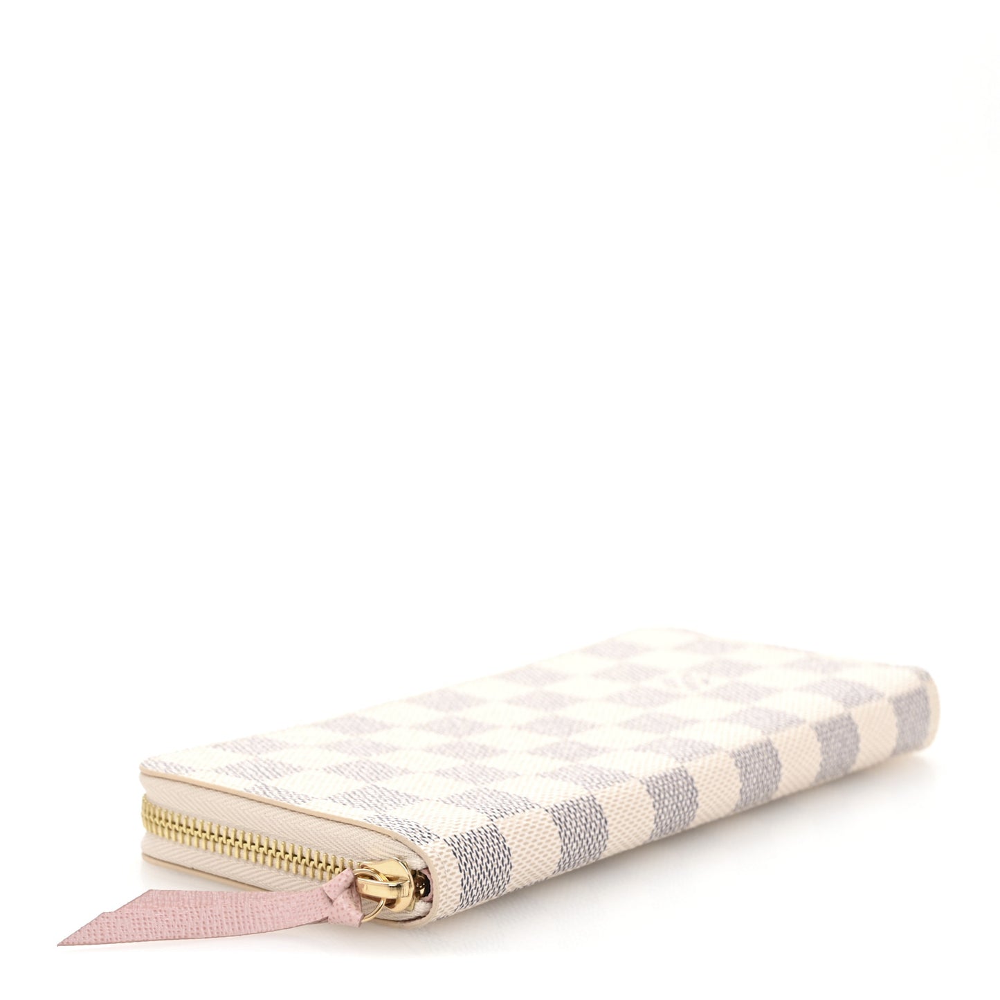 Damier Azur Clemence Wallet Rose Ballerine