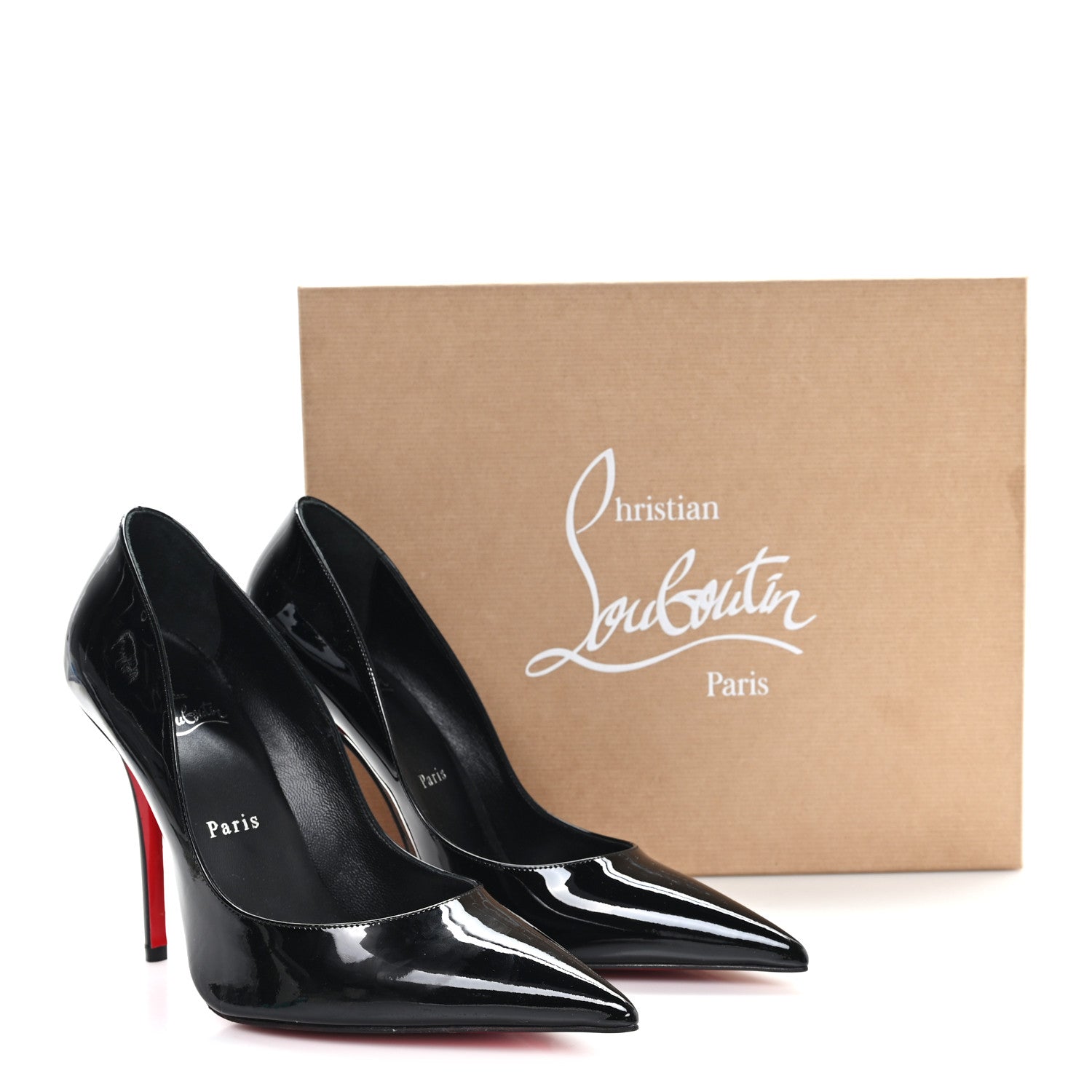 Christian Louboutin Patent Miss Z 100 Pumps 39 Black 9 of 9