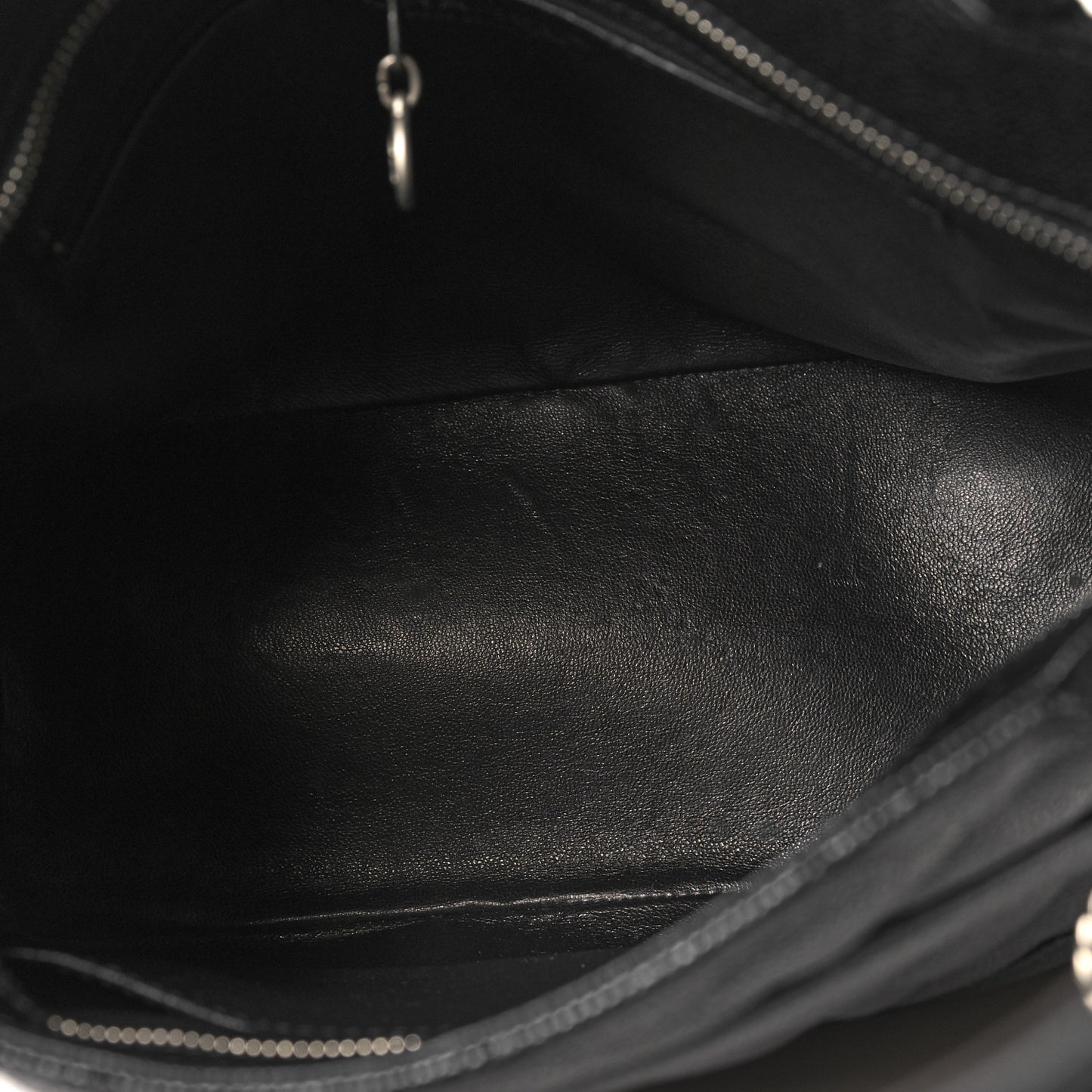 Caviar Quilted Medallion Tote Black