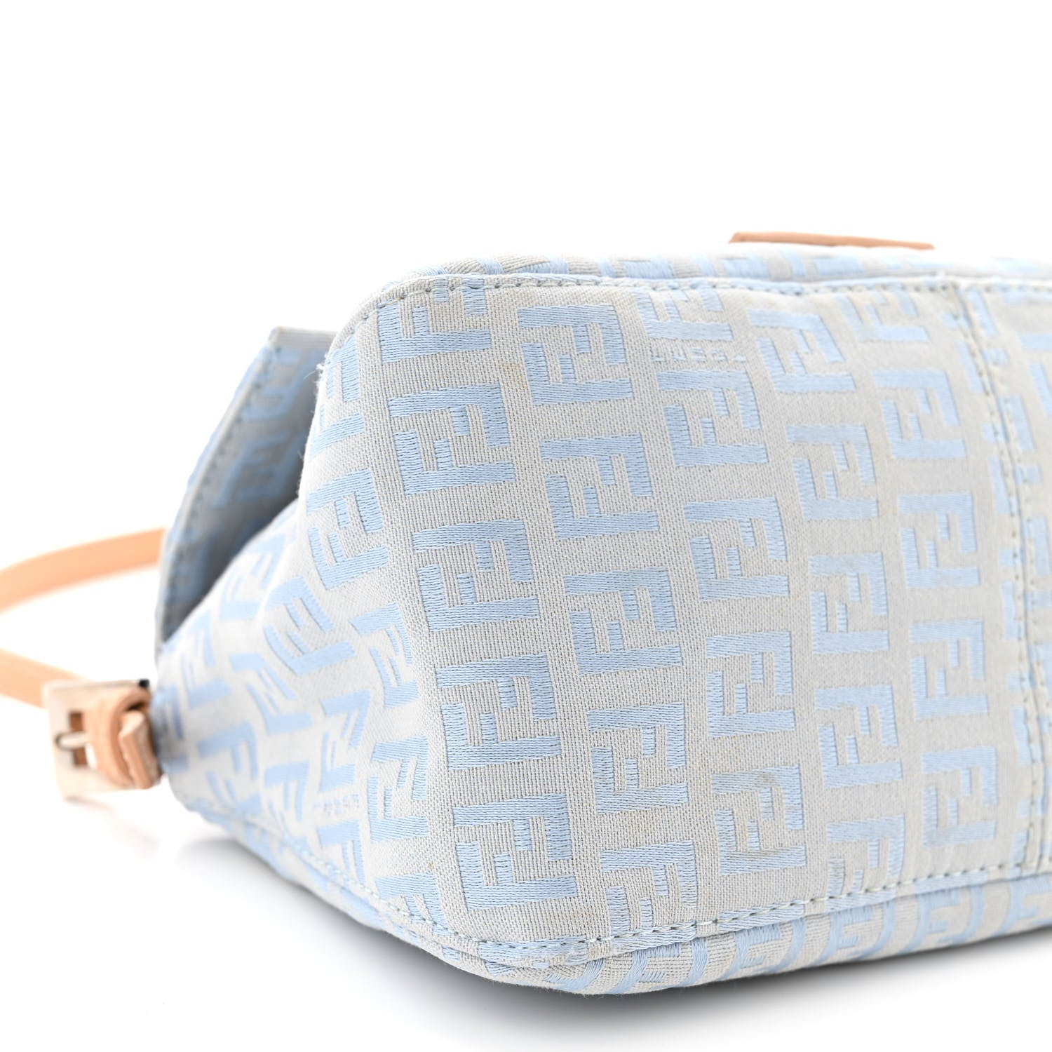 Fendi Zucchino Mini Mama Baguette Blue 8 of 9