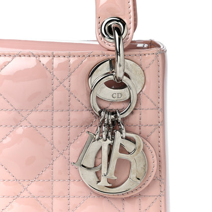 Christian Dior Patent Cannage Mini Lady Dior Light Pink 9 of 22