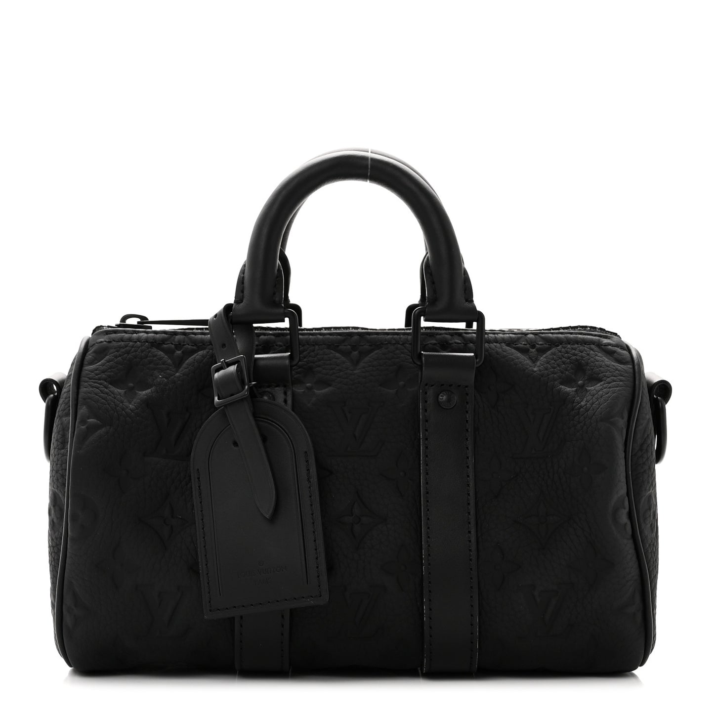 Monogram Taurillon Keepall Bandouliere 25 Black