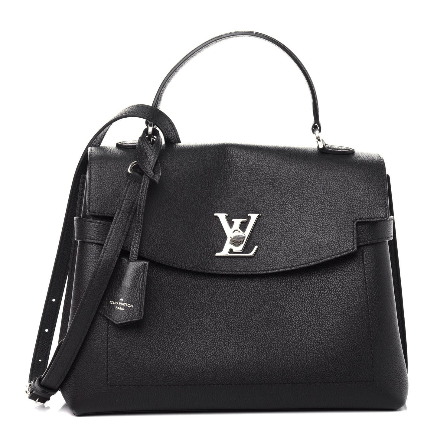 Soft Calfskin Lockme Ever Black