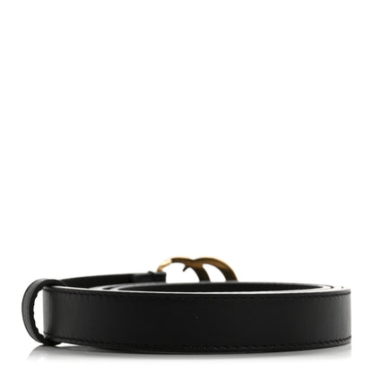 Gucci Calfskin Double G 20mm Belt 90 36 Black 2 of 6