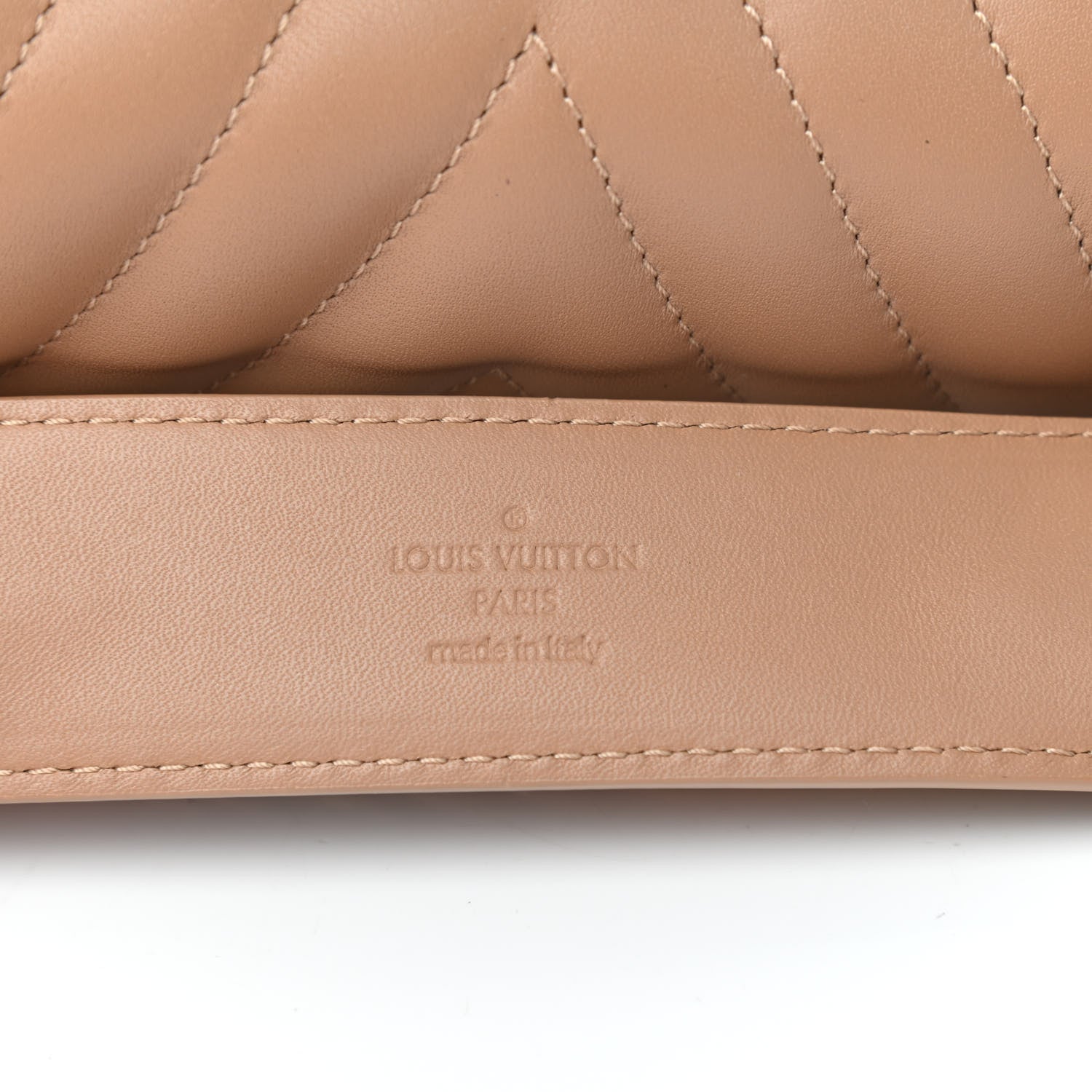 Louis Vuitton Calfskin New Wave Chain MM Noisette 9 of 11