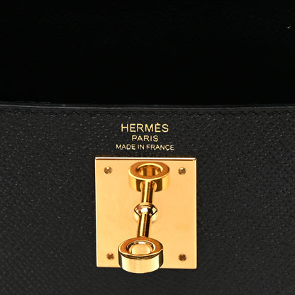 Hermes Epsom Kelly Sellier 28 Black 6 of 13