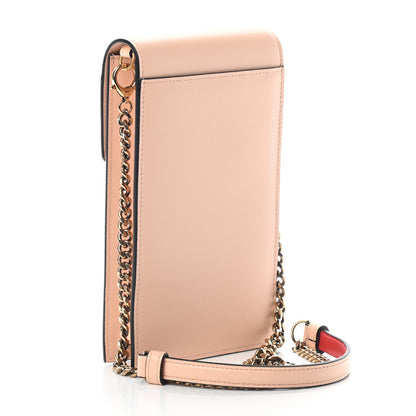 Christian Louboutin Calfskin Elisa Phone Crossbody Nude 3 of 9