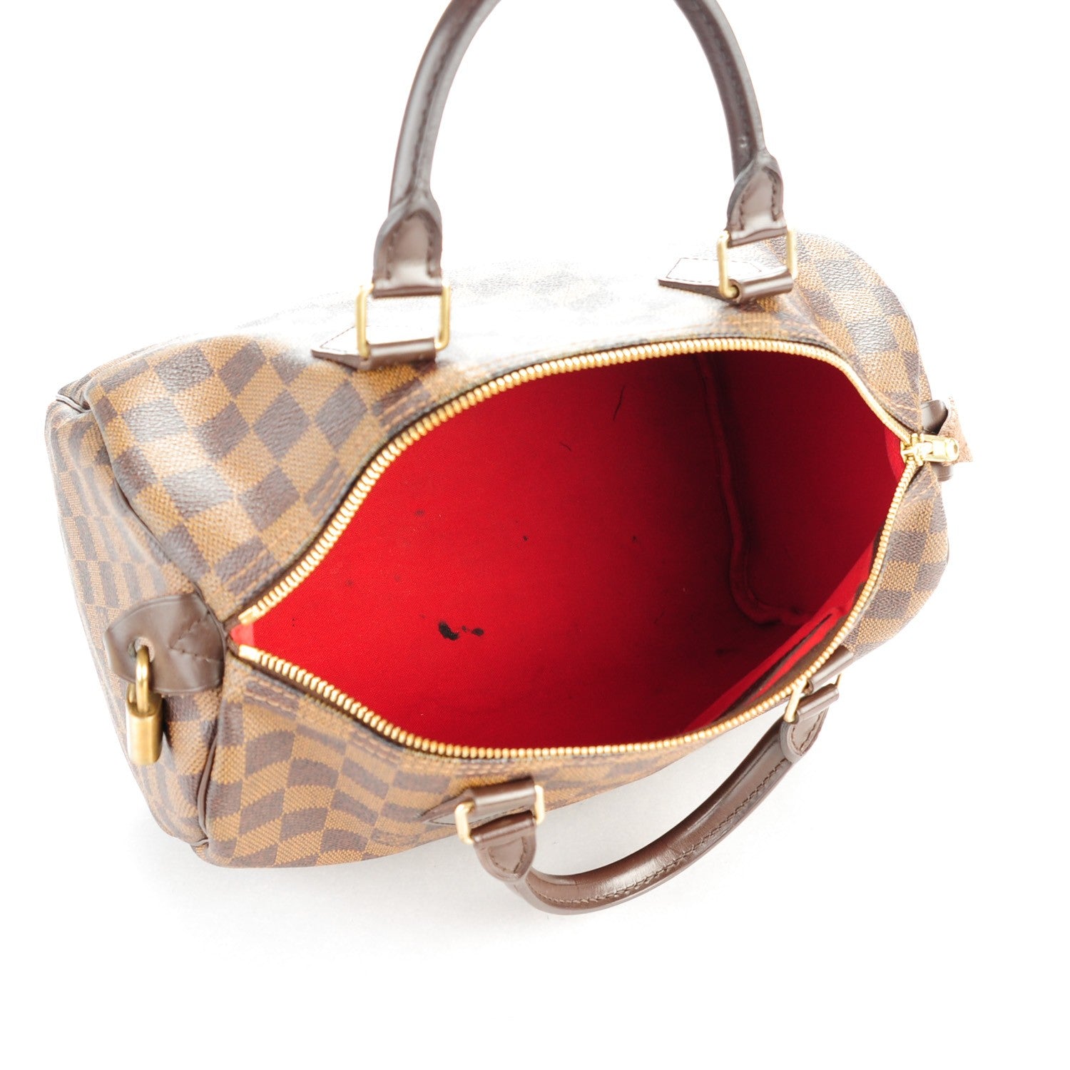 Louis Vuitton Damier Ebene Speedy 30 5 of 7