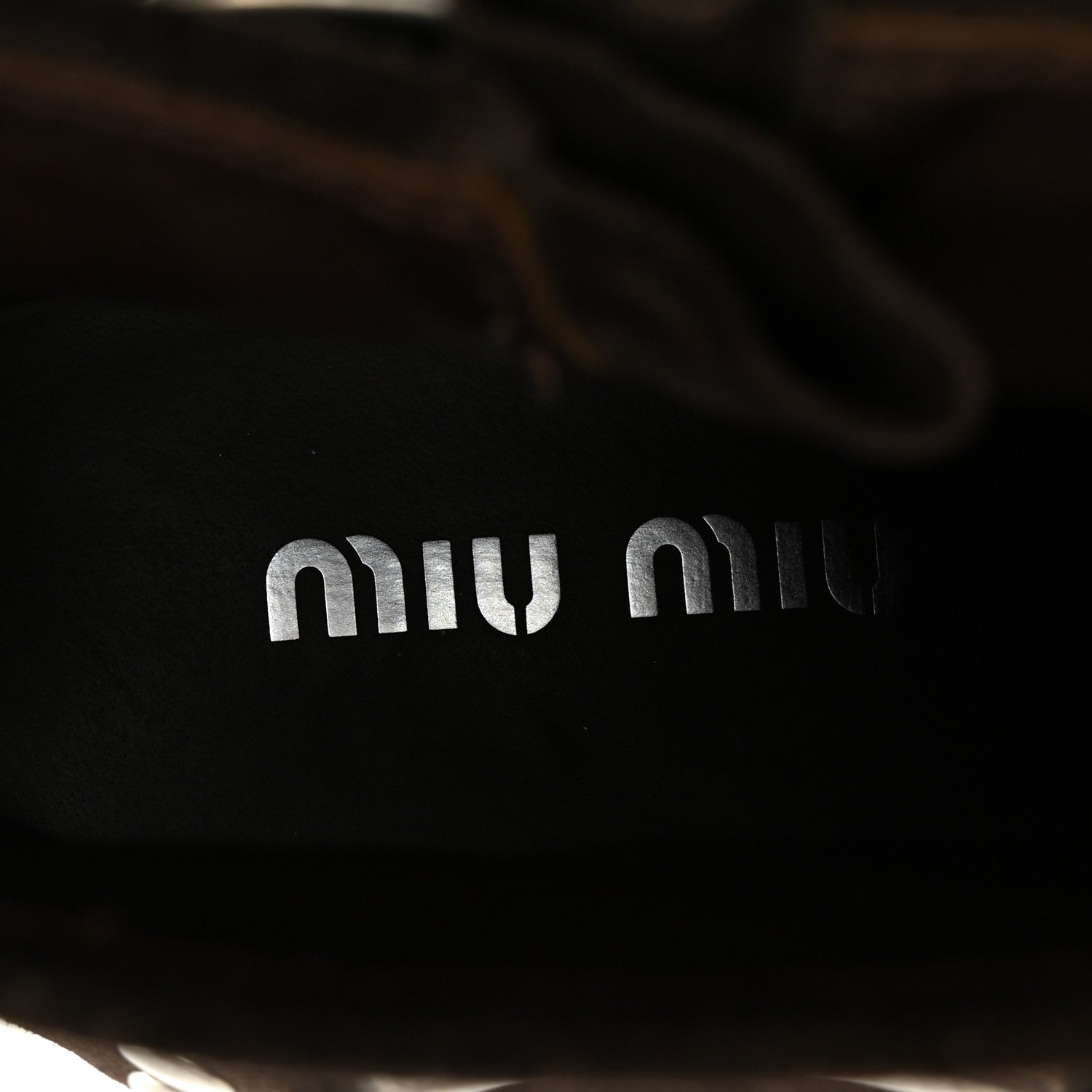Miu Miu Suede Harness Engineer Boots 38.5 Brown 7 of 10