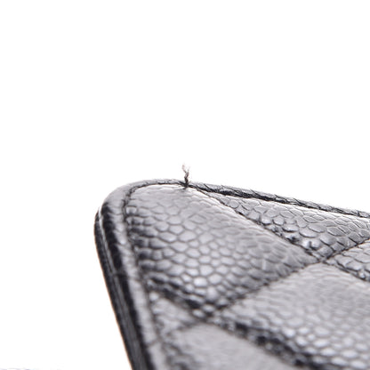 Chanel Caviar Quilted Medium Double Flap Black 12 of 13