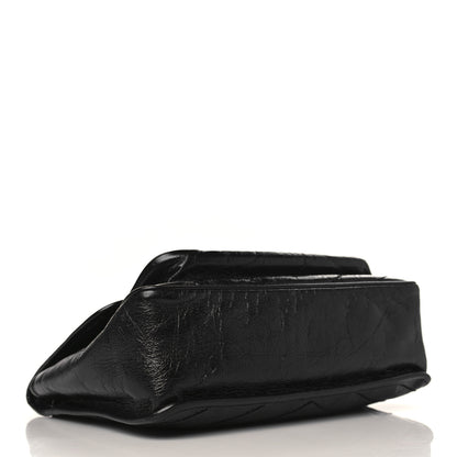 Saint Laurent Crinkled Calfskin Matelasse Monogram Medium Niki Chain Satchel Black 4 of 9