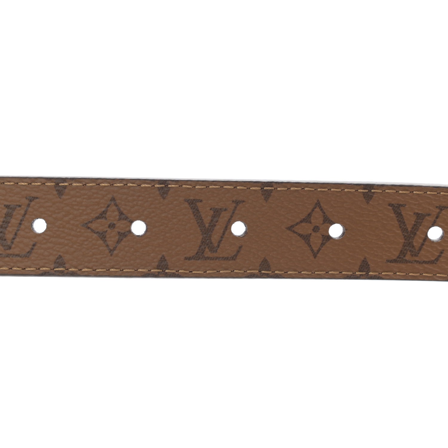 Louis Vuitton Monogram 25mm Dauphine Reversible Belt 90 36 Tan 4 of 6