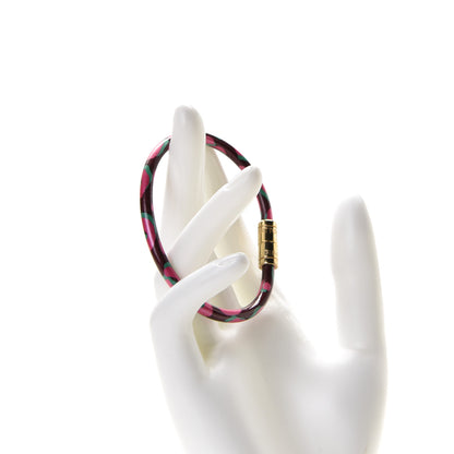 Louis Vuitton Leopard Keep It Bracelet 17 Rouge Fauviste 3 of 4